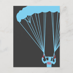 Självmord skydive vykort