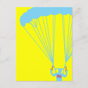 Självmord skydive vykort
