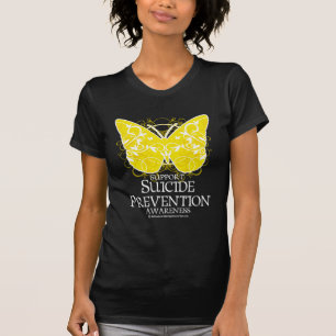 Självmordförhindrandefjäril T-shirt