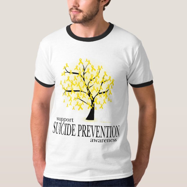 Självmordförhindrandeträd T Shirt (Framsida)
