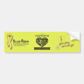 Självmordmedvetenhet och förhindrandebildekal bildekal