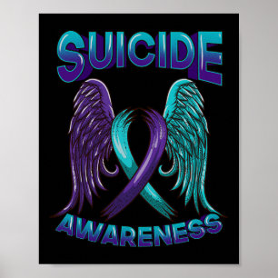 Självmordsband med Vingar Suicide Surviv Poster