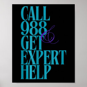 Självmordsförebyggande 988 poster