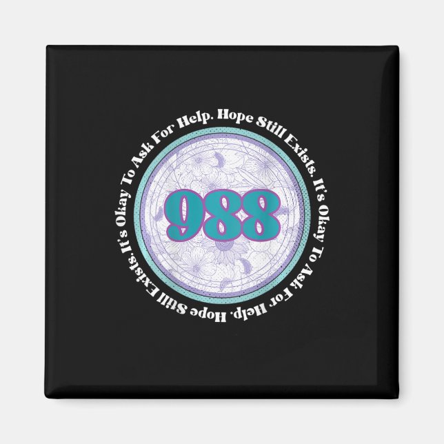 Självmordsförebyggande åtgärder Det är okej att be Magnet (Framsidan)