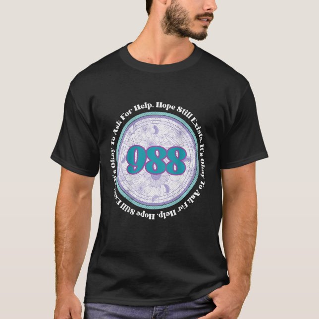 Självmordsförebyggande åtgärder Det är okej att be T Shirt (Framsida)