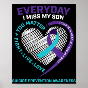 Självmordsförebyggande bidrag från Mamma Pappa, kv Poster