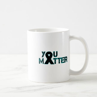 Självmordsförebyggande depressionsmedvetenhet kaffemugg
