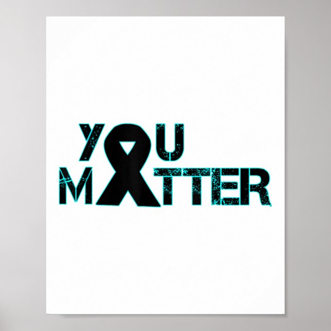 Självmordsförebyggande depressionsmedvetenhet poster (Framsidan)