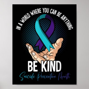 Självmordsförebyggande månad poster