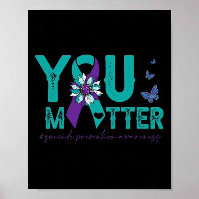 Självmordsförebyggande medvetande 2022-Solros Mors Poster (Framsidan)