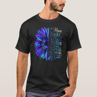 Självmordsförebyggande medvetande Ditt liv handlar T Shirt