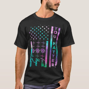 Självmordsförebyggande medvetande du mäter amerika t shirt