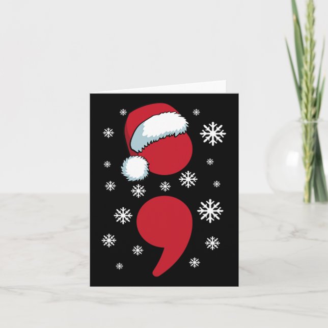 Självmordsförebyggande medvetande Jultomten Santa  Kort (Framsida)