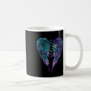 Självmordsförebyggande medvetande om din ängel Vin Kaffemugg