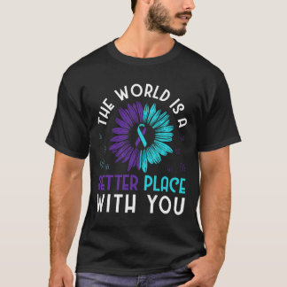 Självmordsförebyggande medvetandegörande av kalk o t shirt