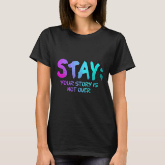 Självmordsförebyggande medvetandegörande Gift Teal T Shirt