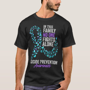 Självmordsförebyggande medvetenhetsmånad Fjärilar T Shirt