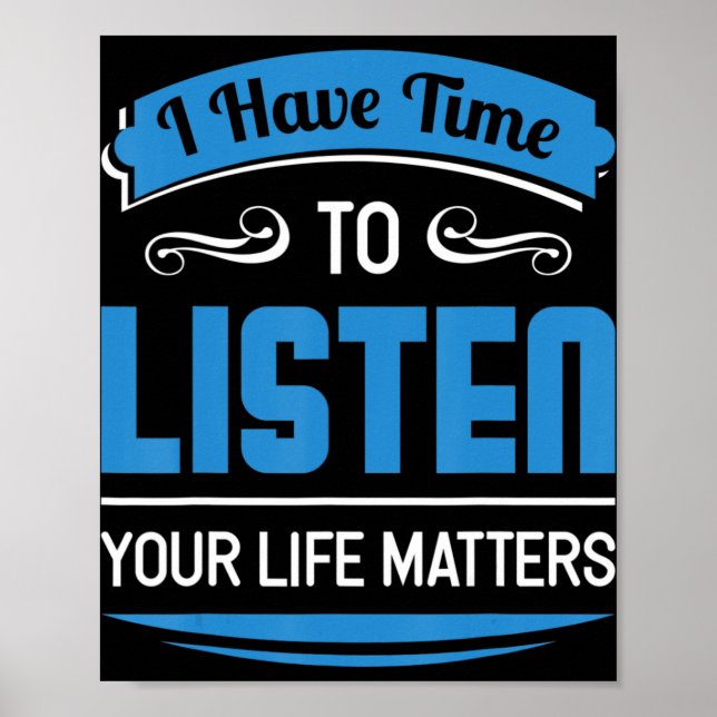 Självmordsförebyggande mentalvårdsråd och De Poster (Framsidan)