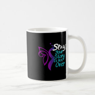 Självmordsförebyggande Stanna kvar Din berättelse Kaffemugg