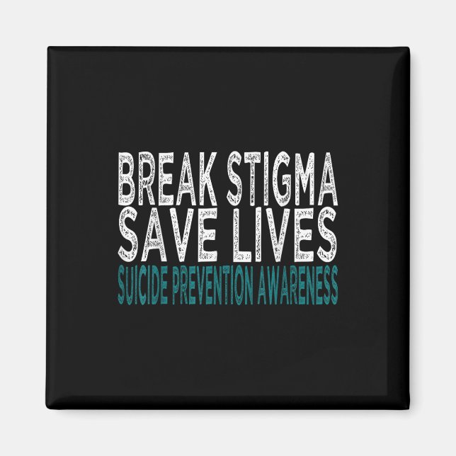 Självmordsförebyggande stöd bryt stigma självmord  magnet (Framsidan)
