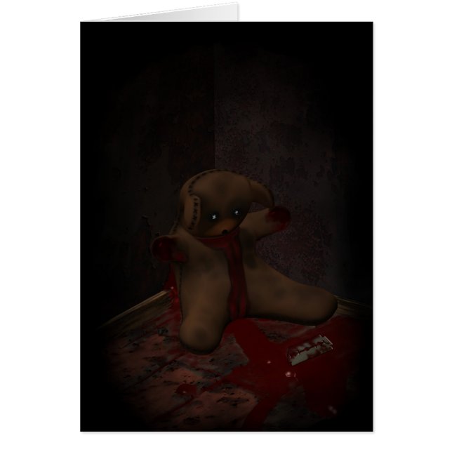 Självmordskort för leksak hälsningskort (Framsidan)