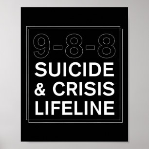Självmordskris - Lifeline 988 1 Poster