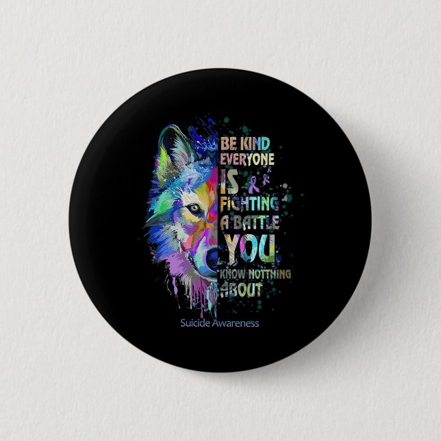 Självmordsmedvetande är av samma slag som alla käm knapp (Framsida)