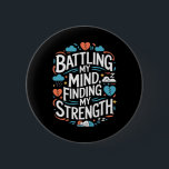 Självmordsmedvetande Depression Oro Psykisk hälsa Knapp<br><div class="desc">Suicide Awareness Depression Anxiety Mental Health Awareness 15</div>