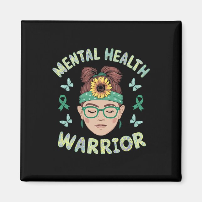 Självmordsmedvetande Depression Oro Psykisk hälsa Magnet (Framsidan)
