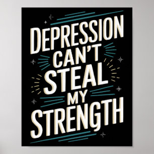 Självmordsmedvetande Depression Oro Psykisk hälsa Poster