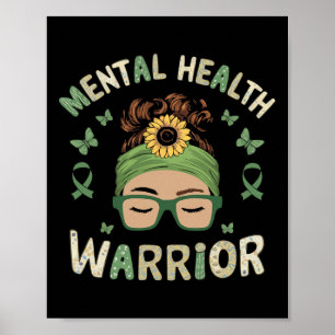 Självmordsmedvetande Depression Oro Psykisk hälsa Poster