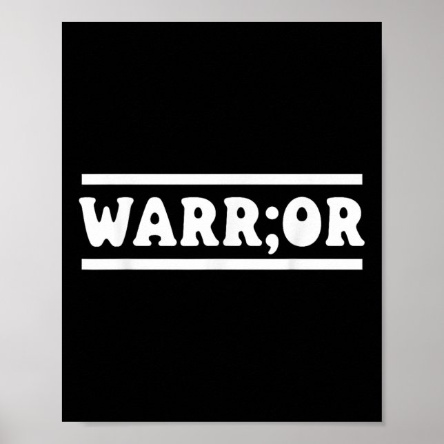 Självmordsmedvetande Depression Oro Psykisk hälsa Poster (Framsidan)