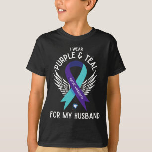 Självmordsmedvetande i Bära och Lila för mitt hu T Shirt