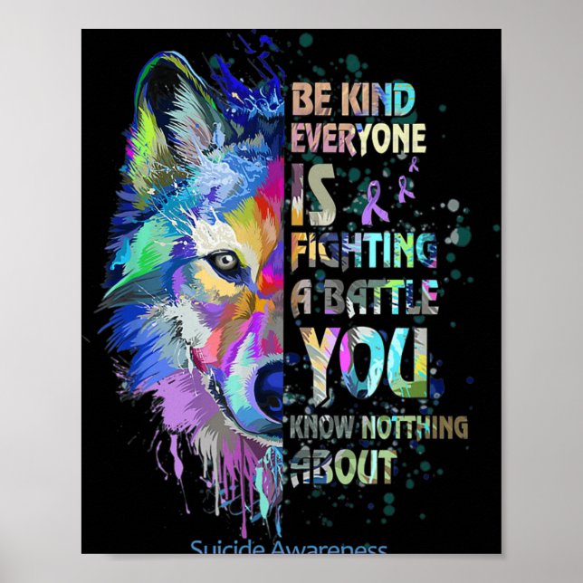 Självmordsmedvetande var av det slag alla kämpar m poster (Framsidan)