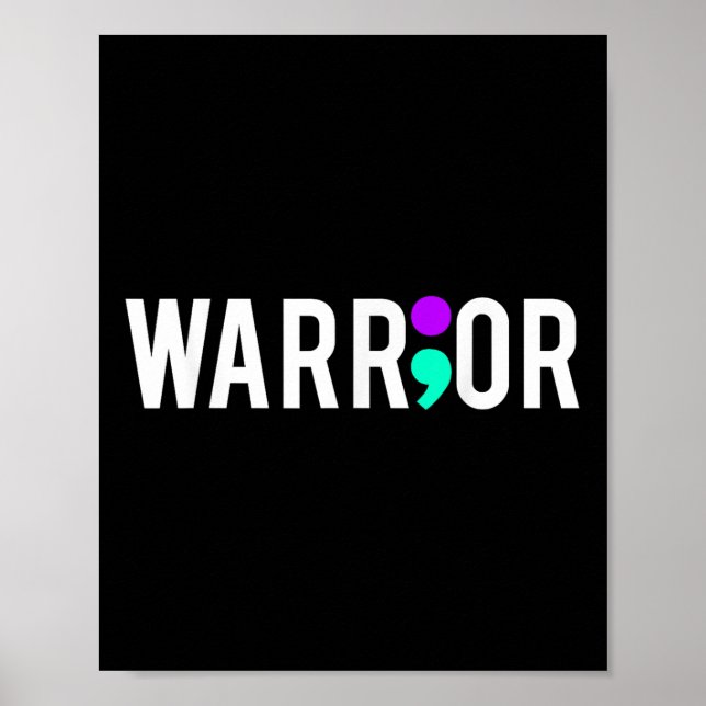 Självmordsmedvetandehöjande designgåva för mentalt poster (Framsidan)