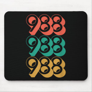 Självmordsmedvetenhet - 988 Shirt - Självmordsföre Musmatta