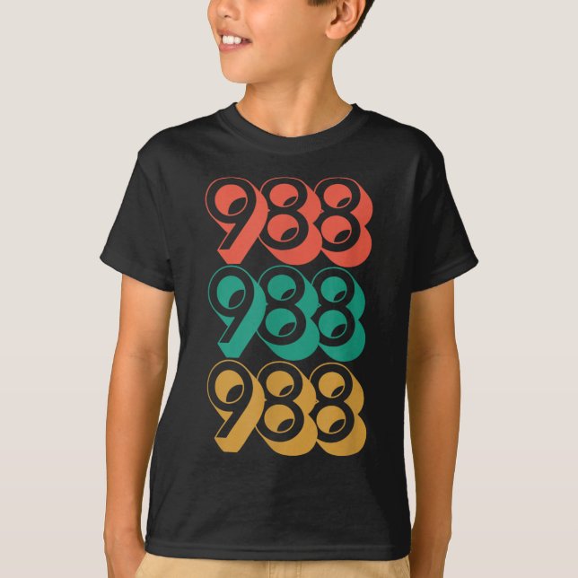 Självmordsmedvetenhet - 988 Shirt - Självmordsföre T (Framsida)