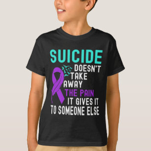 Självmordsmedvetenhet Förebyggande av psykisk häls T Shirt
