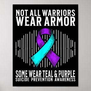 Självmordsmedvetenhet Warrior Självmordsförebyggan Poster