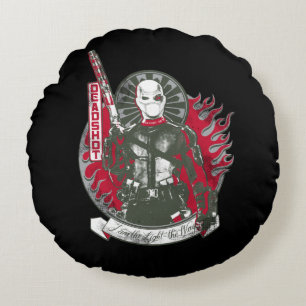 SjälvmordSquad Deadshot "mig förmiddag det lju Rund Kudde