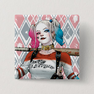 SjälvmordSquad Harley Quinn Knapp
