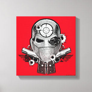 Självmordsquaden Deadshot maskerar & Canvastryck