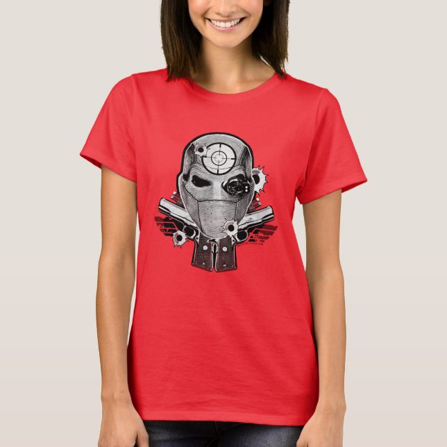 Självmordsquaden | Deadshot maskerar & Tee Shirt (Framsida)