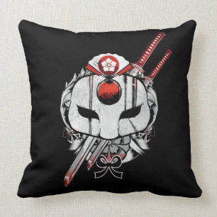 Självmordsquaden Katana maskerar & Kudde