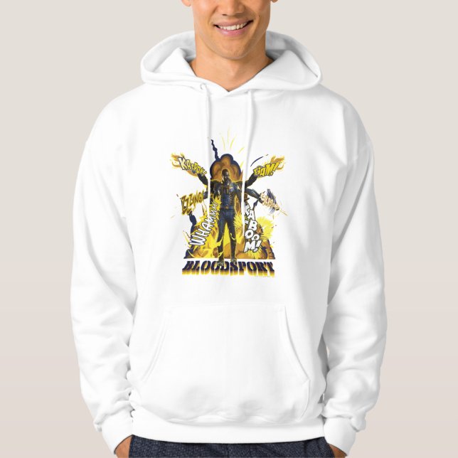 Självmordstorget | Blodsportsverksamhet Graphic Hoodie (Framsida)