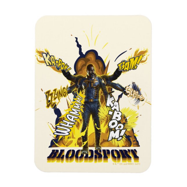 Självmordstorget | Blodsportsverksamhet Graphic Magnet (Vertikal)