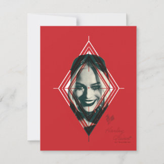 Självmordstorget | Harley Quinn Diamond Target Anteckningskort