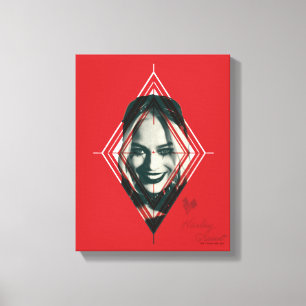 Självmordstorget Harley Quinn Diamond Target Canvastryck