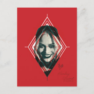 Självmordstorget Harley Quinn Diamond Target Vykort