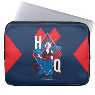 Självmordstorget Harley Quinn Fern & Diamonds Laptop Fodral